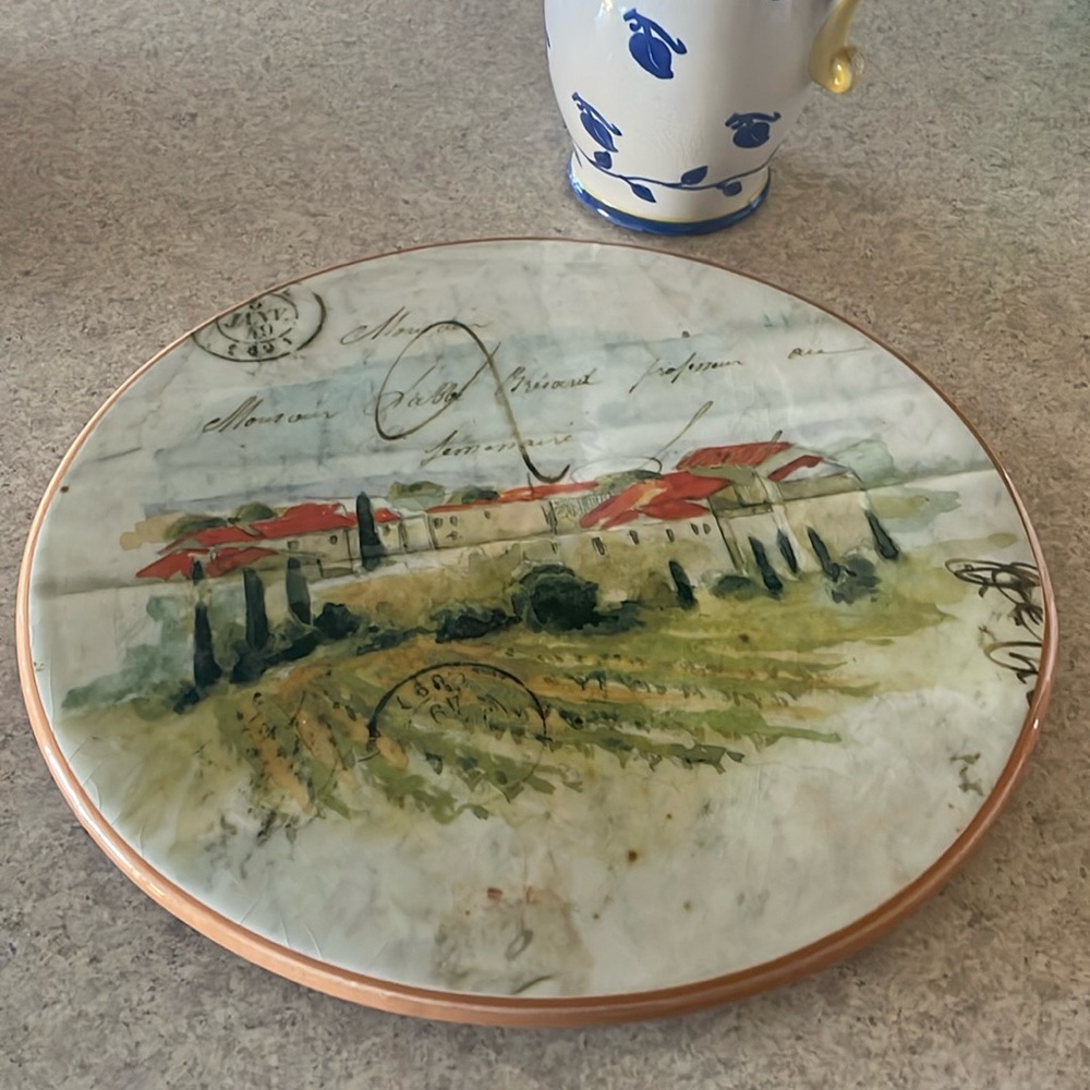 Williams Sonoma 2008 platter made in Italy